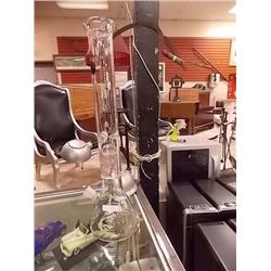 NEW 19" GLASS BIO BONG - SINGLE BUBBLER