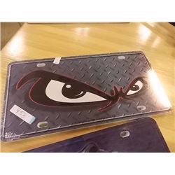 PACKAGE OF NOVELTY LICENSE PLATES -10 / PKG - EYES