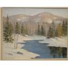 Image 1 : DE LALL, Oscar, R.C.A., 1903-1971.  "Spring Break-Up, Laurentians, Québec"....