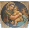 Image 1 : D'Après RAPHAEL/After Raphael.  "The Madonna with the Chair".  Huile sur toile....