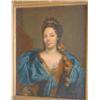 Image 1 : École française 18e S./18th C. French School.  "Portrait de Femme".  Huile sur toile....