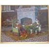 Image 1 : BARBIER, F.A.  "Sharing a Glass of Wine".  Huile sur toile, signée.  École française 19e S.  Oil...