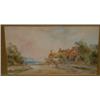 Image 1 : ARNOLD, F.  "English Cottage Views".  3 aquarelles, signées.  École anglaise 19e S....