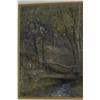 Image 1 : ATKINSON, William Edwin, A.R.C.A., 1862-1926.  "Springtime".  Aquarelle, signée et datée "1917"....