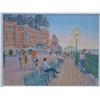 Image 1 : RAVARY, Marcel, 1940-    .  "Soir d'été à Québec".  Huile sur toile, signée.  Signée et titrée ve...