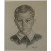 Image 1 : DALLAIRE, Jean Philippe, 1916-1965.  "Jacques Legendre, Québec".  Crayon, signé et daté "50".  Pe...