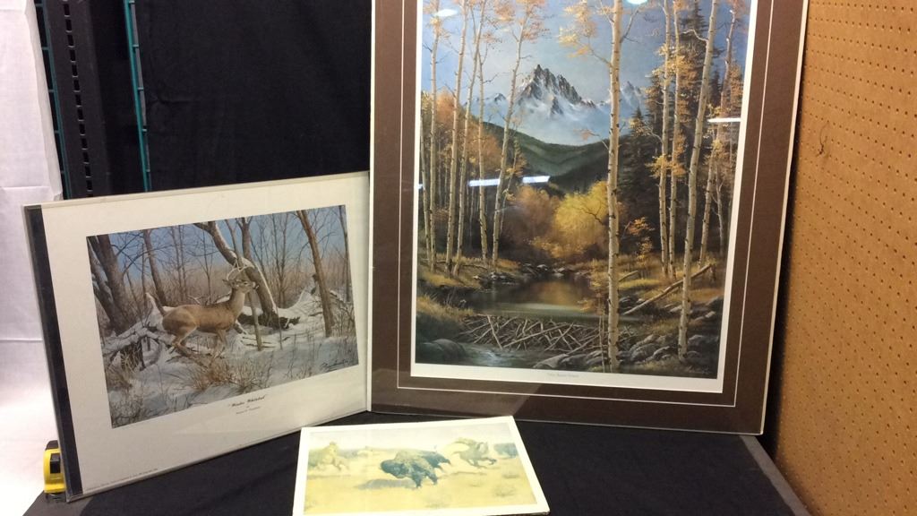 3 Unframed Prints