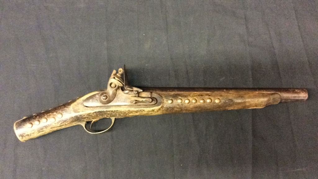 Very Early Flint Lock Blanket Gun