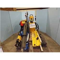 Total Station, Magnetic Locator, Leveling Rod