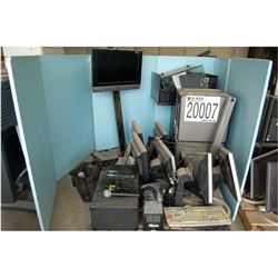 Misc. CPUs, Monitors, PA system, Projector screen