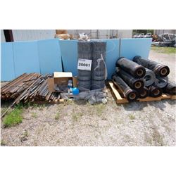 Fence, Silt Wire Supported with posts