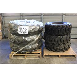 Tractor Tires: 3 each - BKT 14.9-24 TR135, 1 Each - Firestone 12.5/80-18, 2 Each Deestone Dumer Powe