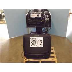 TV/VCR Combo, Media Projection Cart
