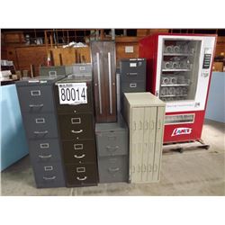 Misc. File Cabinets, Vending Machine