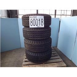 Tires : 4 each - 11L-16E Regular Tread