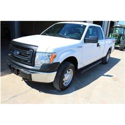 2014 FORD F150 Pickup Truck SN:1FTEX1EM8EFC18579 --4x4, ext. cab, V6 gas, A/T, AC, odometer reading 