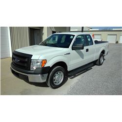 2014 FORD F150 Pickup Truck SN:1FTEX1EM0EFC18575 -- 4x4, ext. cab, V6 gas, A/T, AC, odometer reading