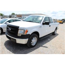 2014 FORD F150 Pickup Truck SN:1FTEX1CM8EFA85308 --ext. cab, V6 gas, A/T, AC, odometer reading 48,35