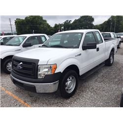 2014 FORD F150 Pickup Truck SN:1FTEX1CM6EFB18287 --ext. cab, V6 gas, A/T, AC, odometer reading 51,61