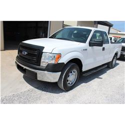 2014 FORD F150 Pickup Truck SN:1FTEX1CM9EFA85317 --ext. cab, V6 gas, A/T, AC, odometer reading 56,29