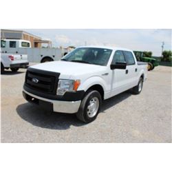 2013 FORD F150 Pickup Truck SN:1FTEW1CM0DFB46426 --crew cab, V6 gas, A/T, AC, bed cover, odometer re