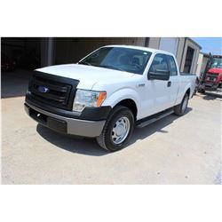 2013 FORD F150 Pickup Truck SN:1FTEX1CM7DFB61406 --ext. cab, V6 gas, A/T, AC, odometer reading 81,64