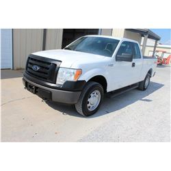 2012 FORD F150 Pickup Truck SN:1FTEX1EM2CFB03635 --4x4, ext. cab, V6 gas, A/T, AC, odometer reading 