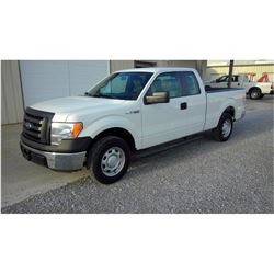2012 FORD F150 Pickup Truck SN:1FTEX1CM2CFB96501 --ext. cab, V6, A/T, AC, odometer reading 51,133 mi
