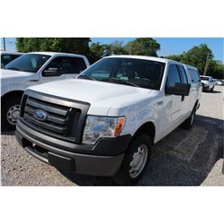 2012 FORD F150 Pickup Truck SN:1FTEX1CMXCFB27099 --ext. cab, V6, A/T, AC, camper, odometer reading 7