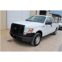 2012 FORD F150 Pickup Truck SN:1FTEX1CM5CFB36759 --ext. cab, V6 gas, AC, odometer reading 81,636 mil