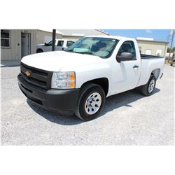 2012 CHEVROLET 1500 Pickup Truck SN:1GCNCPEA3CZ293433 --V8 gas, A/T, AC, odometer reading 54,943 mil