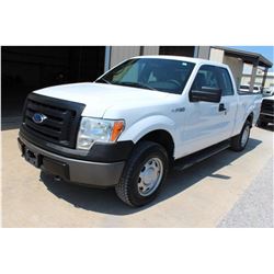 2011 FORD F150 Pickup Truck SN:1FTEX1EM1BFB46863 -- 4x4, ext. cab, V6 gas, A/T, odometer reading 56,