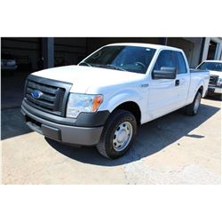2011 FORD F150 Pickup Truck SN:1FTEX1CM0BFB46890 --ext cab, V6 gas, A/T, AC, odometer reading 48,430