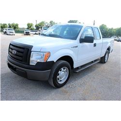 2011 FORD F150 Pickup Truck SN:1FTFX1CF0BFB05407 --ext. cab, V8 gas, A/T, AC, odometer reading 51,18