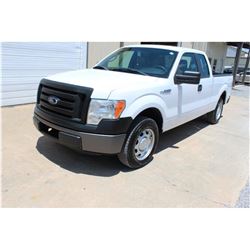 2011 FORD F150 Pickup Truck SN:1FTEX1CM1BFB05393 -- ext cab, V6 gas, A/T, odometer reading 53,481 mi
