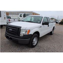 2011 FORD F150 Pickup Truck SN:1FTEX1CM5BFB17823 --ext. cab, V6 gas, A/T, AC, odometer reading 60,73