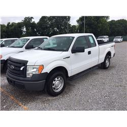 2010 FORD F150 Pickup Truck SN:1FTFX1EV5AKB68285 --4X4, ext. cab, V8 gas, A/T, A/C, odometer reading