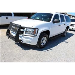 2012 CHEVROLET SUBURBAN SUV SN:1GNWK5EG8CR233137 --4x4, V8 gas, A/T, AC, odometer reading 117,145 mi