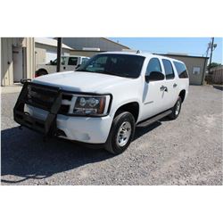 2012 CHEVROLET SUBURBAN SUV SN:1GNWK5EG0CR231382 --4x4, V8 gas, A/T, AC, odometer reading 145,910 mi
