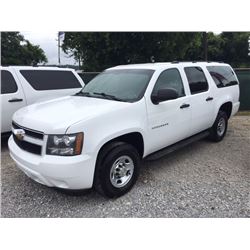 2011 CHEVROLET SURBURBAN SUV SN:1GNWK5EG1BR362691 --4x4, V8 gas, A/T, AC, odometer reading 157,097 m