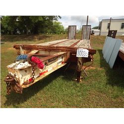 Low Boy Trailer 22' Pintle Hitch S/N: 4MNDP272531001639 (Title)