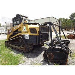 Skid Steer Loader With Forestry Head