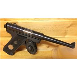 RUGER, STANDARD, .22CAL LR, S/N 16-64765, RESTRICTED, 6" BARREL, GOOD CONDITION