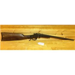 J.STEVENS, NO MODEL, .22CAL LR, NO S/N, LEVER ACTION, BUTT LOOSE, POOR CONDITION, ? WALLHANGER