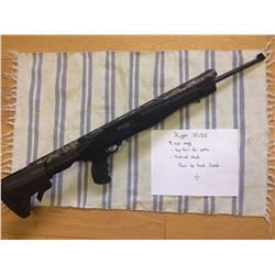 RUGER, 10, .22CAL, NO S/N, NON RESTRICTED, SEMI AUTO, NO MAG, TOP RAIL FOR OPTIC, TACTICAL STOCK, FA