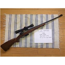 BRNO, CZ, .222CAL, NO S/N, NON-RESTRICTED, BOLT ACTION, DBL TRIGGER, W/BUSHNELL 2-7X SCOPE, VERY GOO