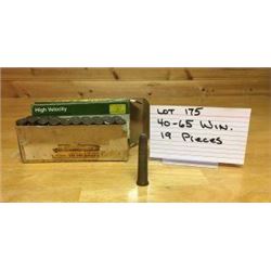 AMMUNITION, 40-65 WINCHESTER