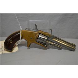 Marlin Model XX Standard 1873 .22 Long Cal 7 Shot Revolver w/ 3" ( 76 mm) [ brass frame, metal turne
