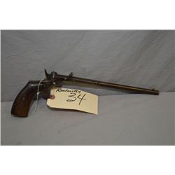 Flobert Model Saloon Pistol .6 MM Flobert Cal Single Shot Pistol w/ 258 mm part octagon part rnd bbl