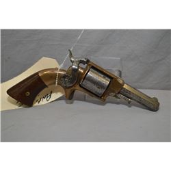 Allan & Wheelock Model 32 Sidehammer Rimfire .32 Rimfire Cal 6 Shot Revolver w/ 2 7/8" bbl [ brass f